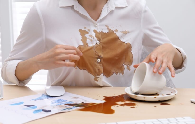 از بین بردن لکه لباس